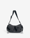City Engomado Cartera Formato Baguette Rue Du Voyage - Negro