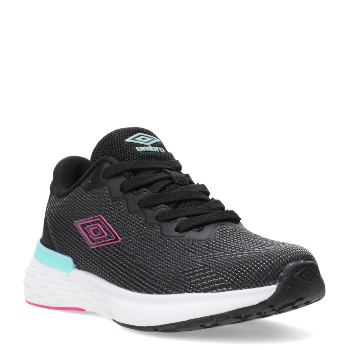 Championes de Mujer Umbro Didi Lady - Negro - Verde Agua - Fucsia 