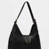 Bolso Signature en cuero graneado Negro