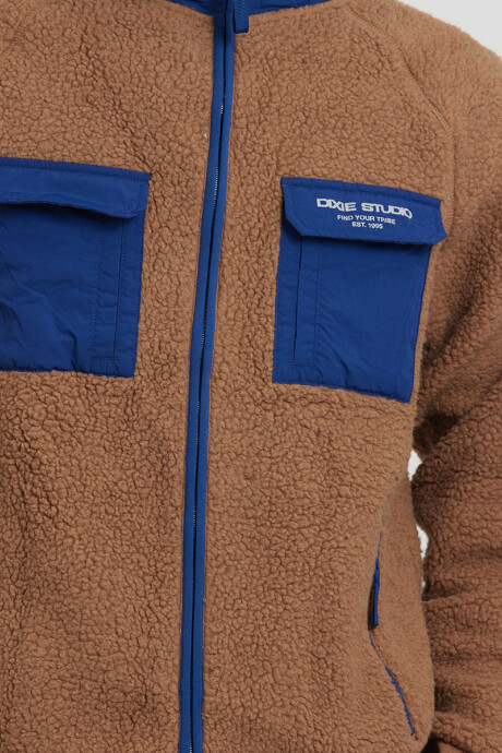 CAMPERA KEIRAN ( SHERPA ) DIXIE MarrÓn