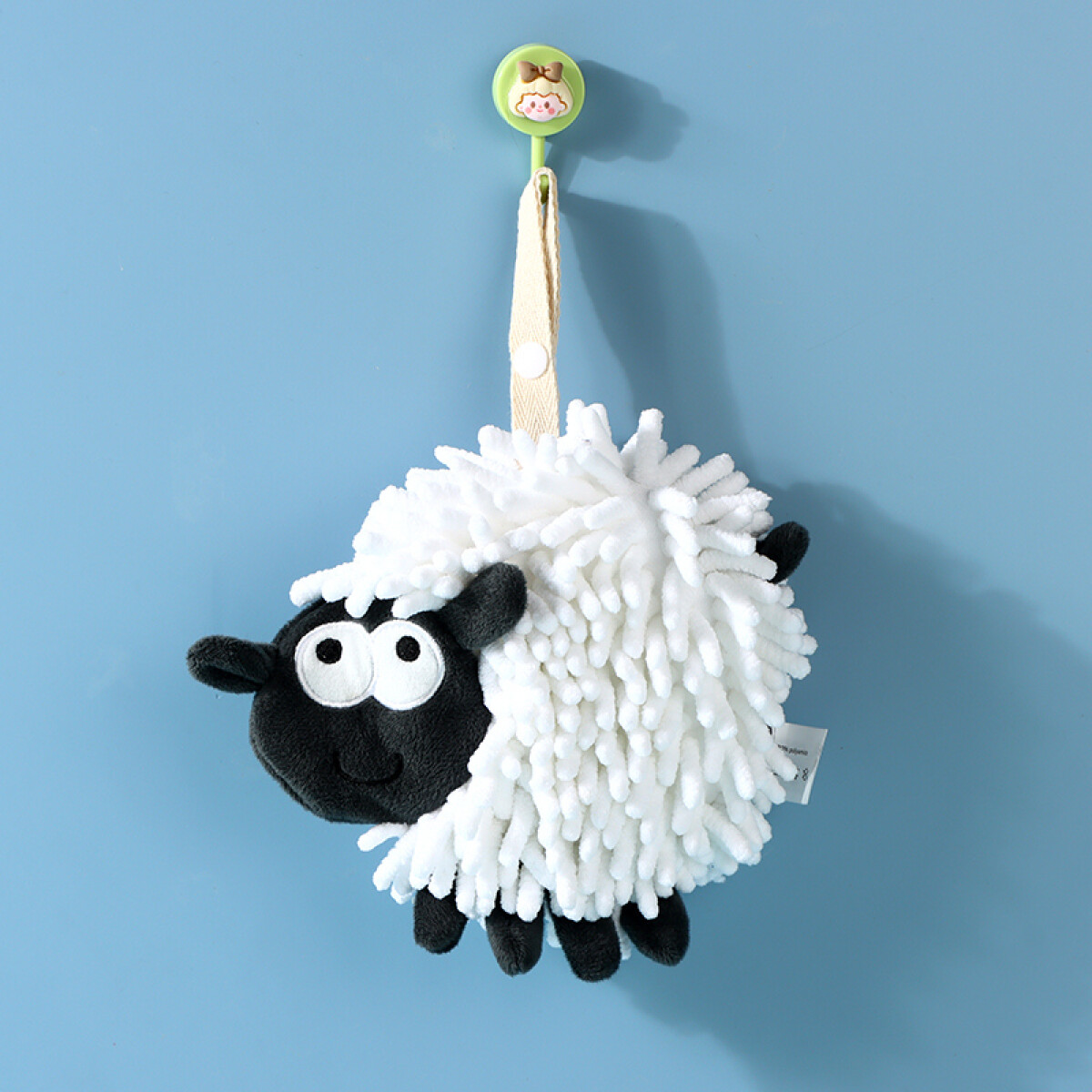 Toalla De Mano De Chenille - Ovejita – Blanca 