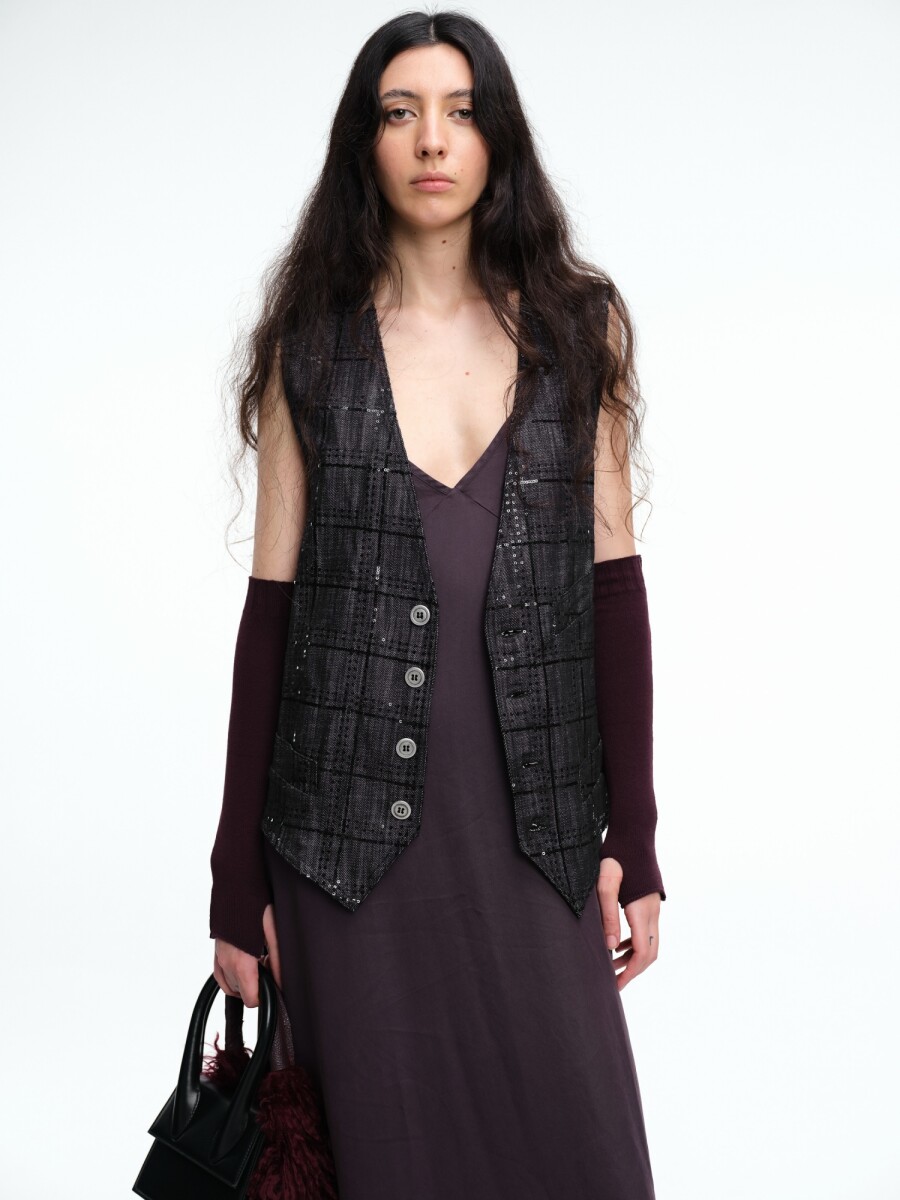 CHALECO LENTEJUELA 