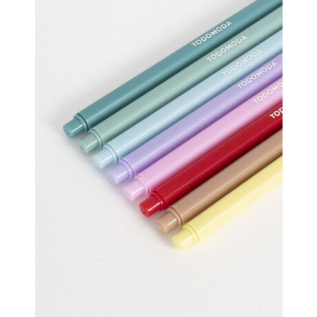 Set De Microfibras Combinacion Multicolor