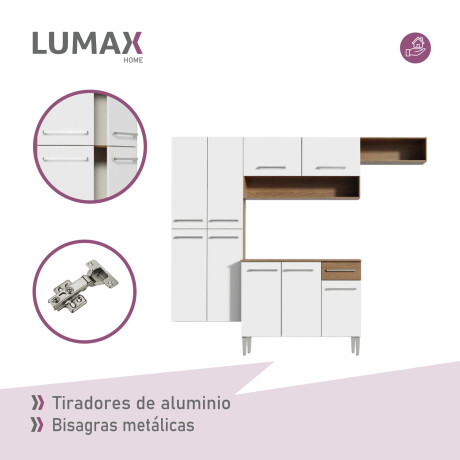 Mueble de Cocina completo 229cm Blanco