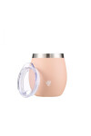 MATE TERRANO ACERO C/ TAPA 130ML ROSA