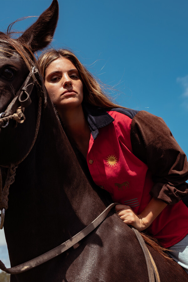 Vintage Charrúa Colorado / Azul Marino