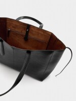 Bolso Shopper Liso negro