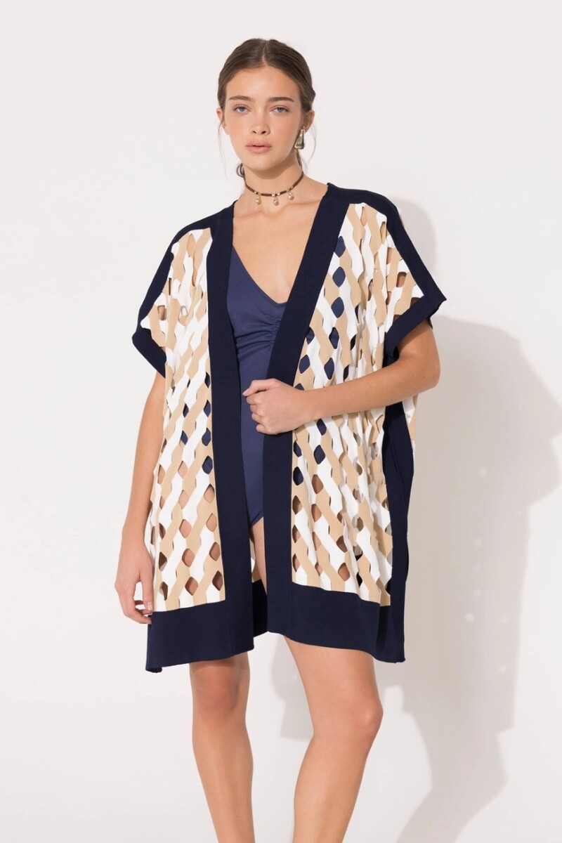 PONCHO MARBELLA Camel