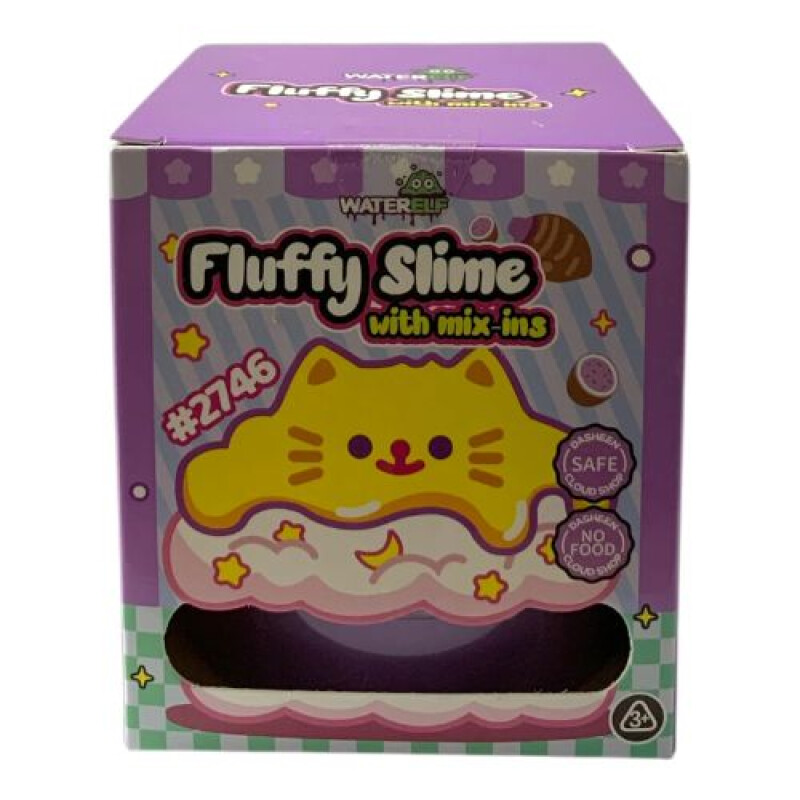 Fluffy Slime mix-ins Dasheen Purple