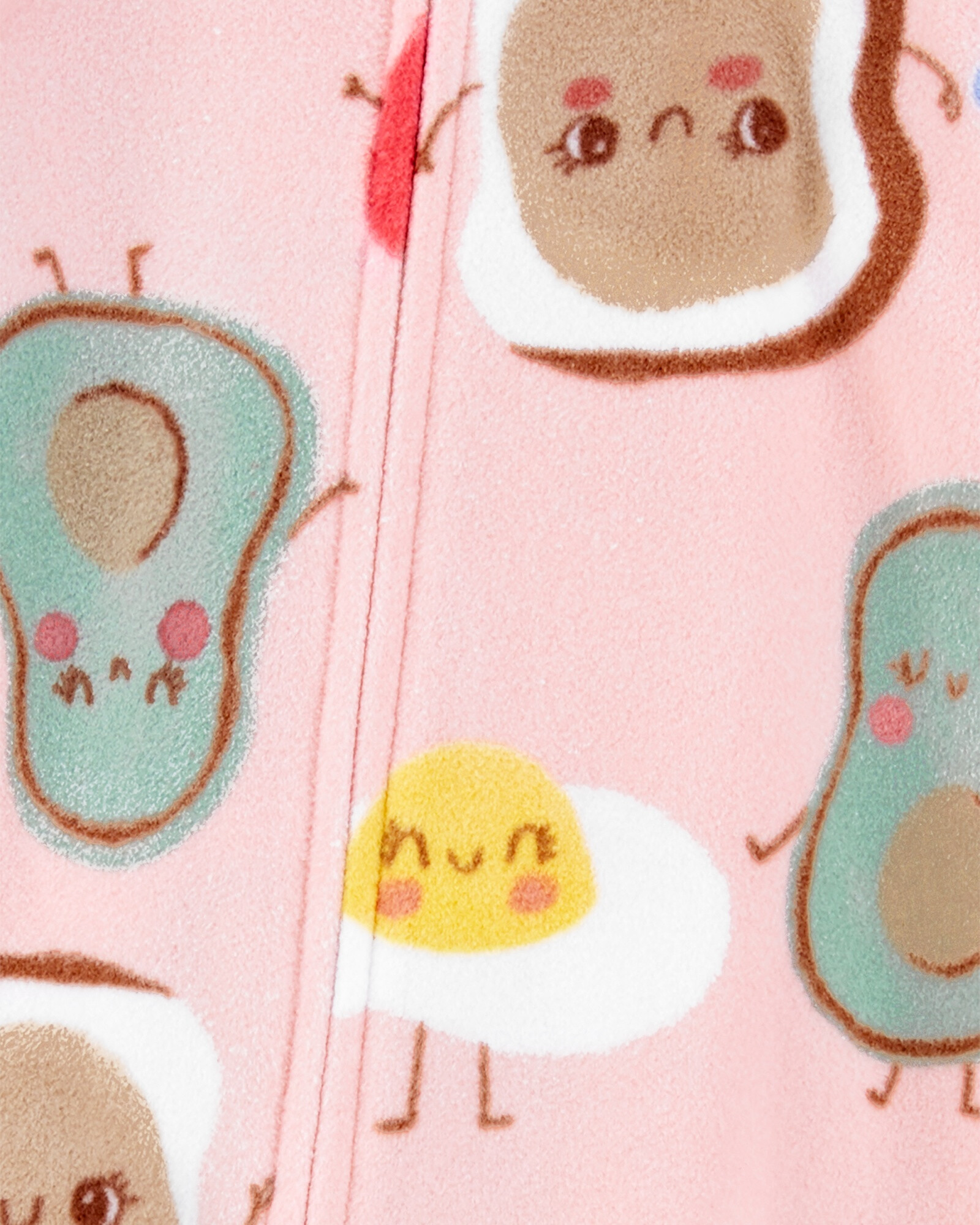 Pijama una pieza de micropolar diseño desayuno Sin color