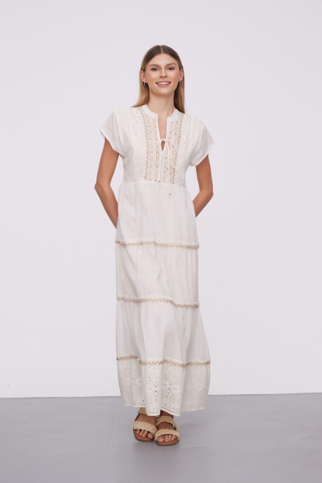 Vestido Cocos Arena Melange