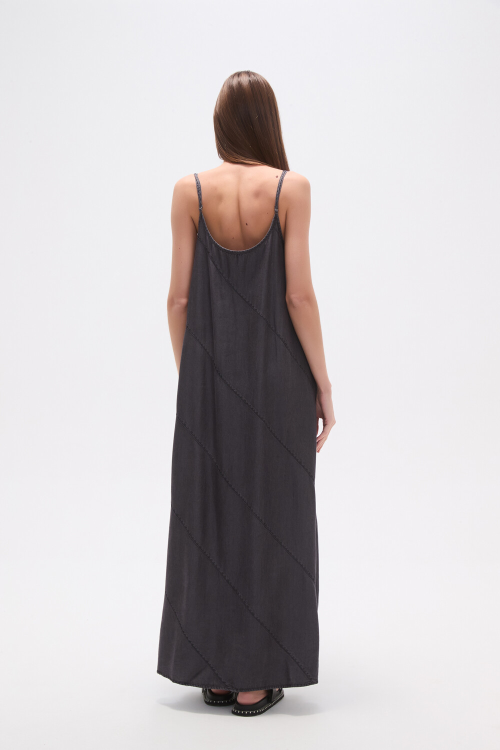 Vestido Miragoane Gris Medio