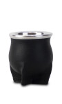 MATE DE CERÁMICA CHICO DELTA URBANO NEGRO