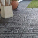 Baldosones Adoquin Gris 40X40Cm Piso Exterior 6 Unidades Mínima GAMAS DE GRIS