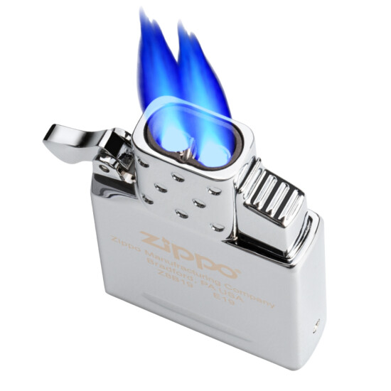 Encendedor ZIPPO 65827 Plateado – 2 Llamas Torch 0