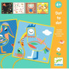 Juego Dot-to-Dot Enhebrar Con Números +4 Djeco Juego Dot-to-Dot Enhebrar Con Números +4 Djeco