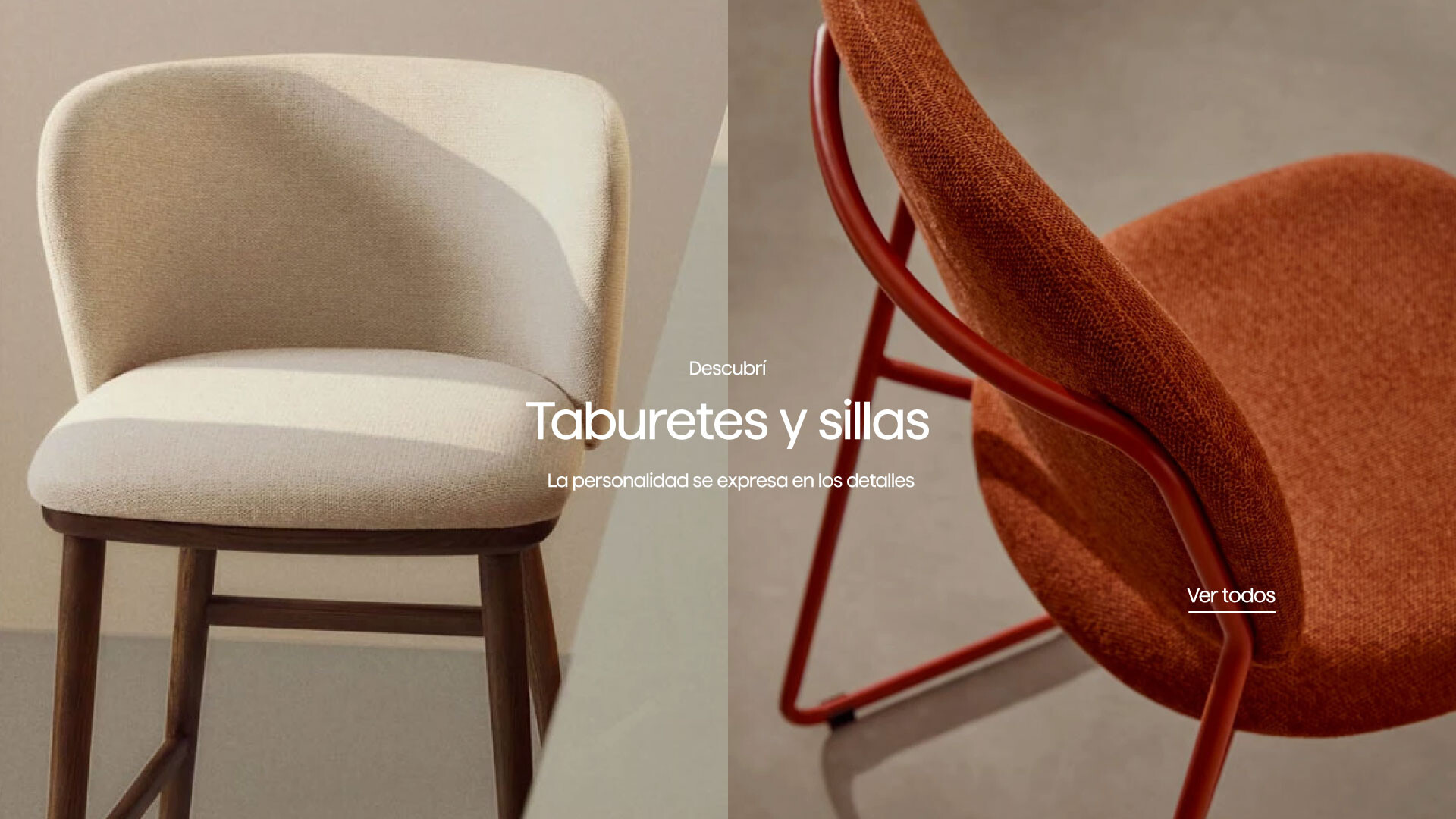 Taburetes y sillas