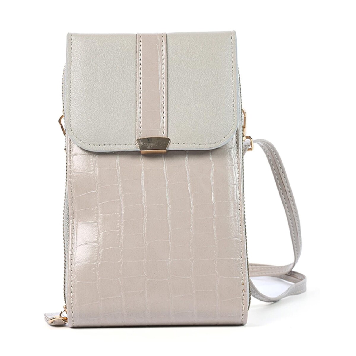 Porta celular - monedero Canva Lille - Gris 
