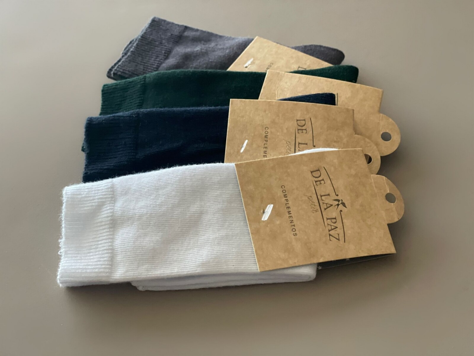 Medias Lisa (3/4) - Gris Topo 