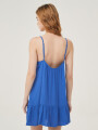 Vestido Asentzio Azul Electrico