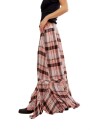 FALDA MAXI PLAID Rojo