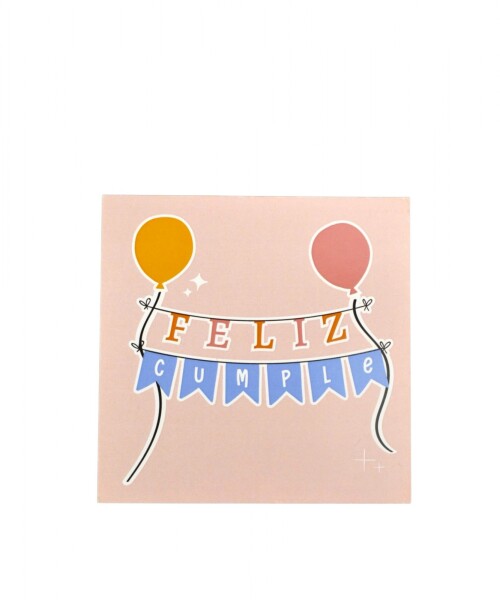 Tarjeta cumpleaños 10x10. DISEÑO 8