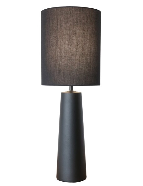 LAMPARA DE MESA CERAMICA D24x69CM NEGRO LAMPARA DE MESA CERAMICA D24x69CM NEGRO