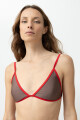 Bikini top Mallorca vivos en contraste chocolate
