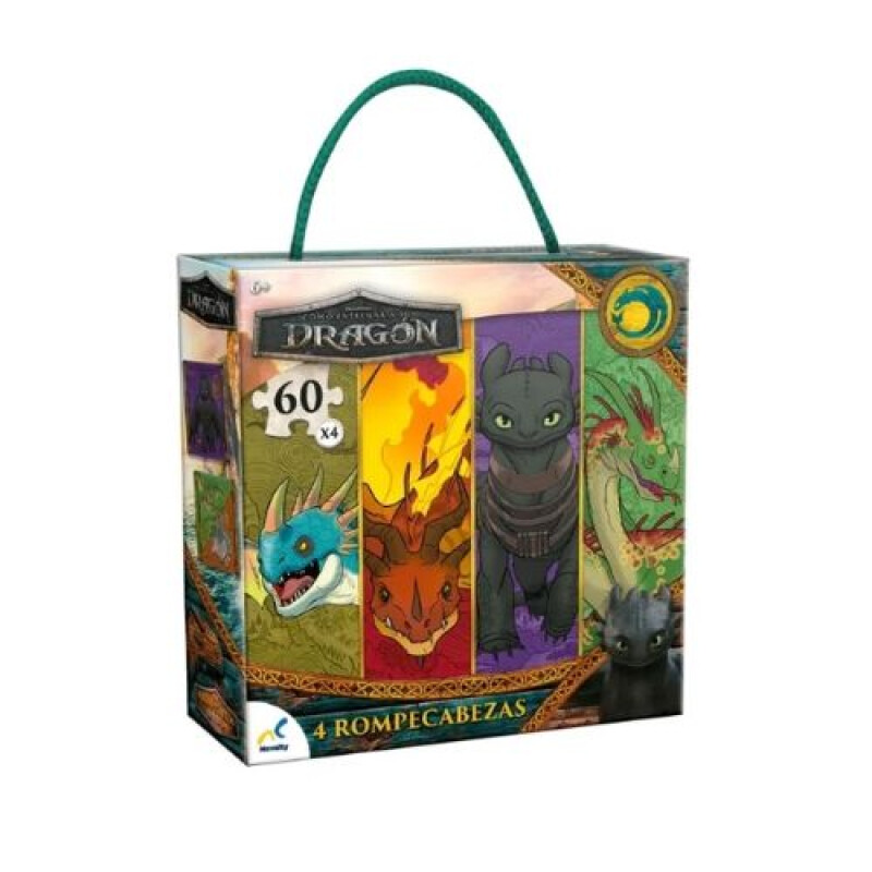 Puzzle 4 en 1- Como entrenar a tu Dragon Puzzle 4 En 1- Como Entrenar A Tu Dragon