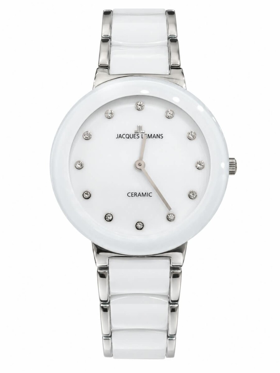 Reloj Jacques Lemans cerámica/blanco 