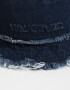 Sombreros verano Piluso Denim Desflecado - Azul Gastado