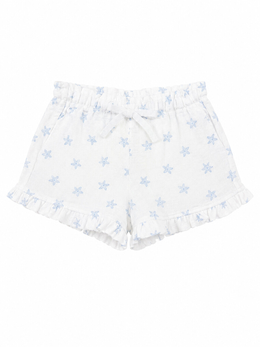 SHORT ESTRELLA - BLANCO 