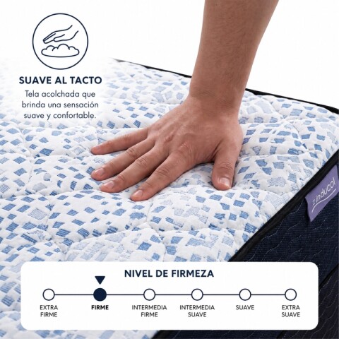 Colchón de Espuma LINEA DORADA 2 Plazas 140 x 190 x 26 - Hasta 130Kg Colchón de Espuma LINEA DORADA 2 Plazas 140 x 190 x 26 - Hasta 130Kg