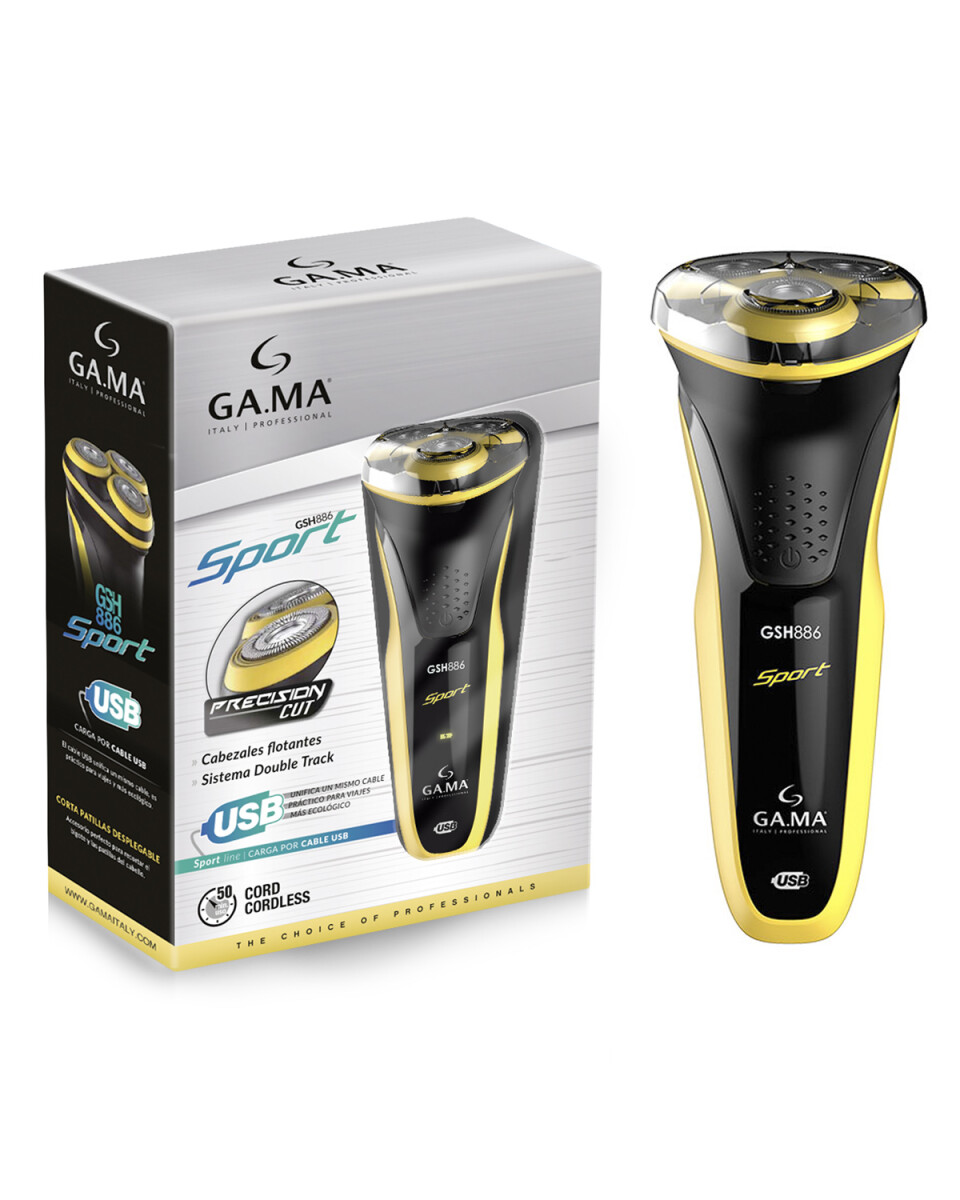 Afeitadora inalámbrica GAMA Sport carga USB 