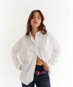 Camisa Braid Blanco
