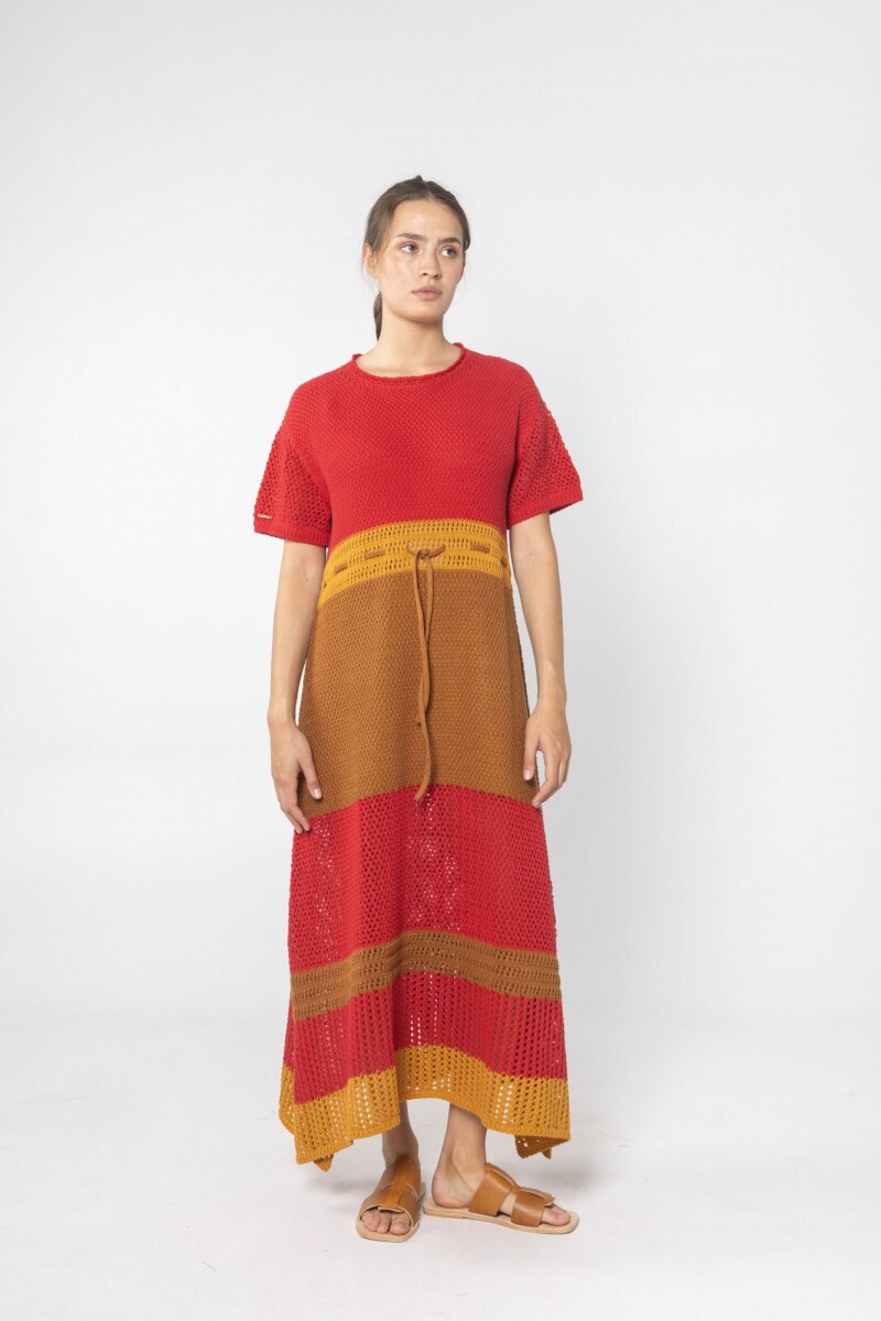 VESTIDO NEW LAVANDA Rojo