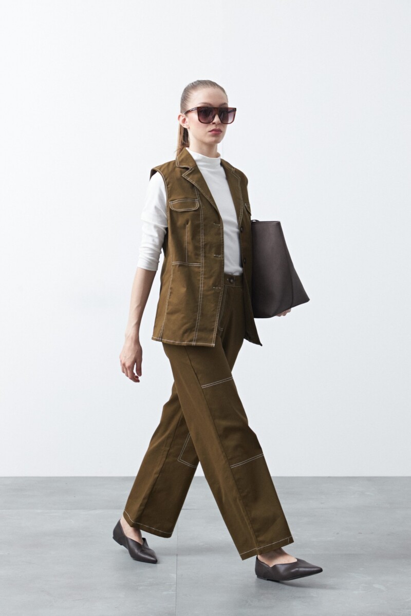 CHALECO BERTA Verde Musgo