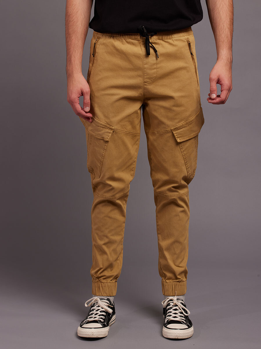 PANTALON CARGO PAOLOW24 RUSTY - Kaki 
