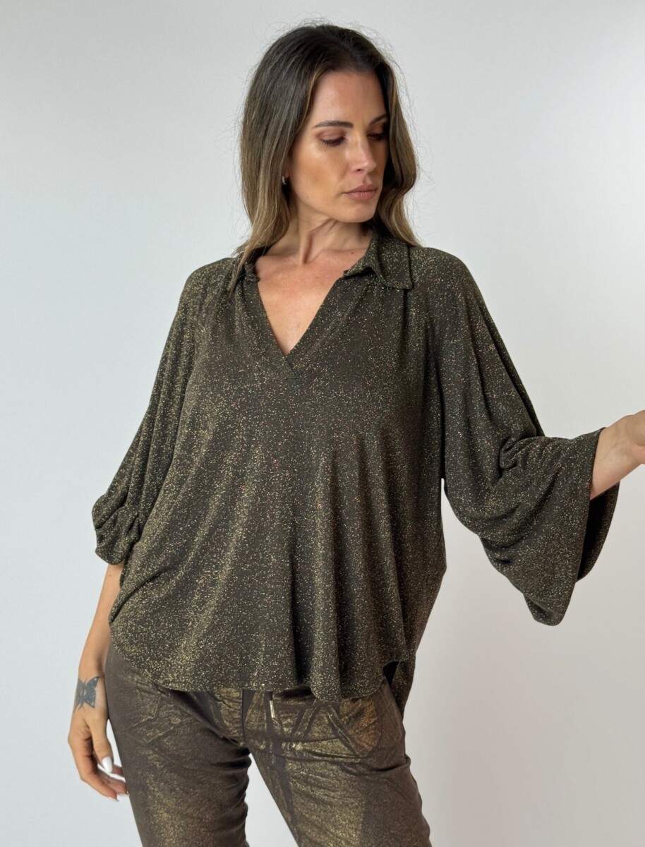 BLUSA NELLA - CAMEL 