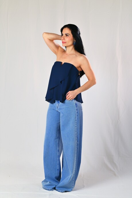 Jean Maxi Pantalona Sandra Azul