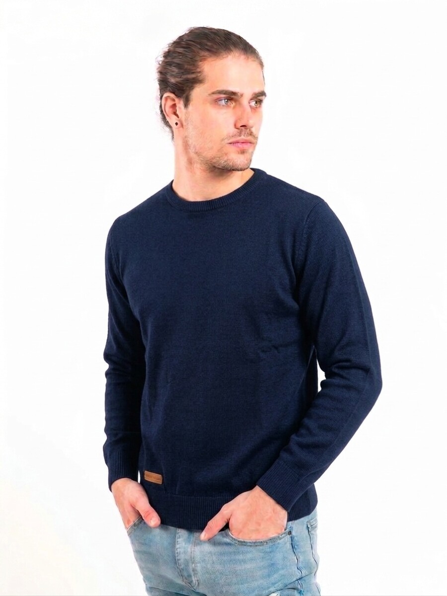 Sweater Algodon Premium - Navy 
