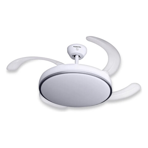 Ventilador De Techo Punktal Retractil Con Luz Y Control VENTILADOR RETRACTIL PUNKTAL PK-107VR
