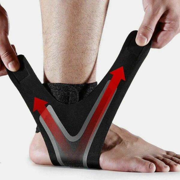 Tobillera Ajustable En Neopreno Minimiza Riesgo De Lesion Variante Talla L