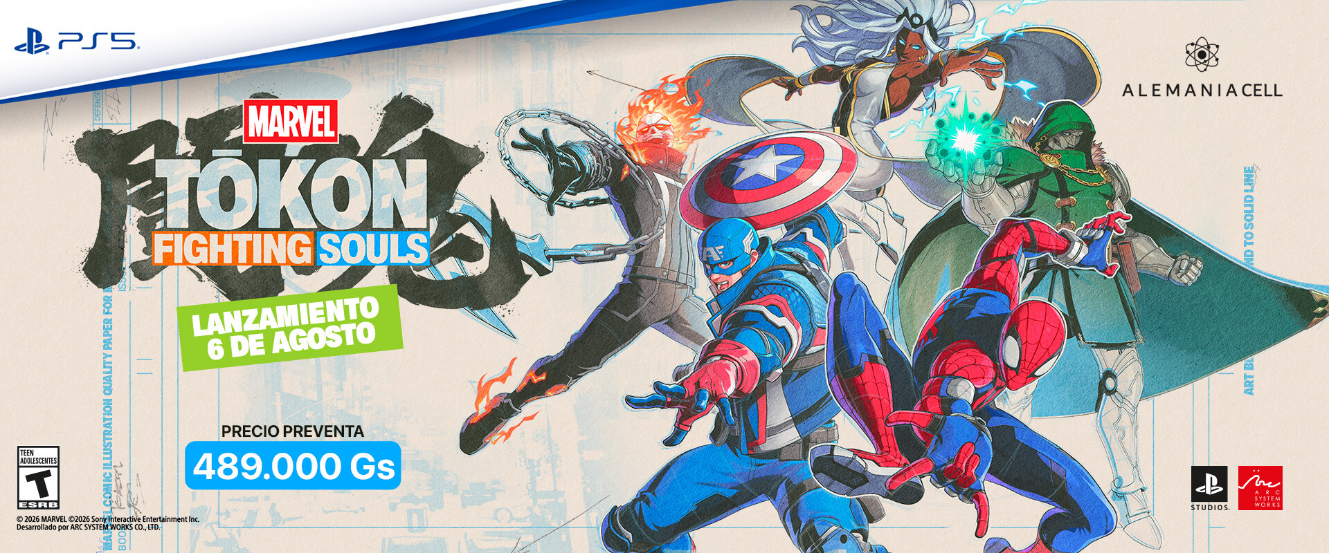 PREVENTA MARVEL TOKON FIGHTING SOULS