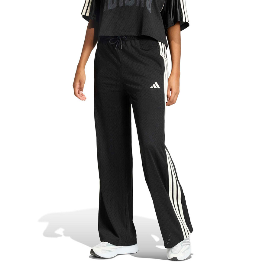 Pantalon de Mujer Adidas Malla Stadium Negro - Blanco