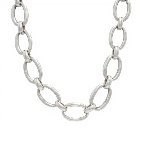 Cadena Rolo Oval-Plata 925 Inflada-Sin Piedra-CD3226 sinpiedra