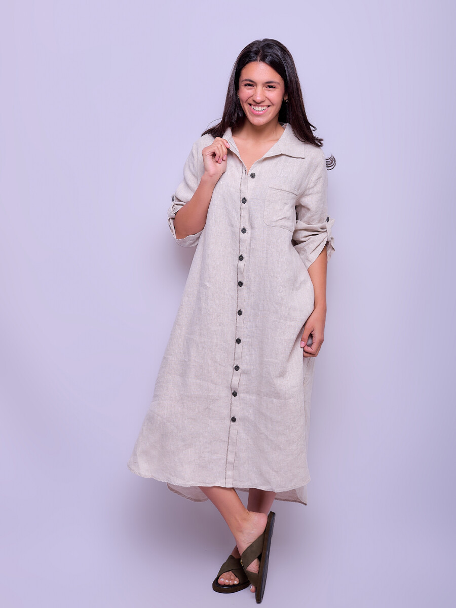 Vestido Roma - Beige 