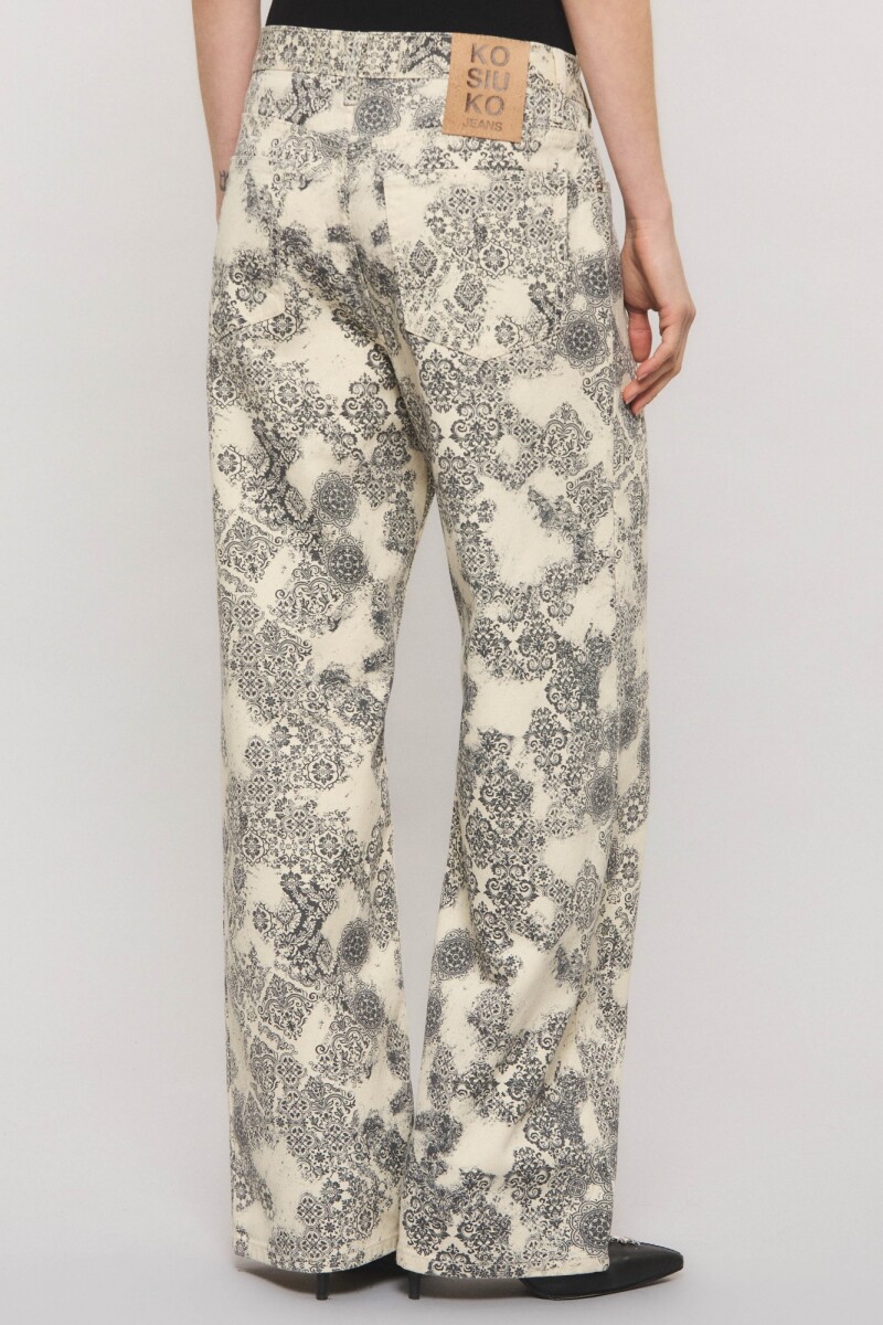 PANTALON ETERNAL CROSSED MOSAI Crudo