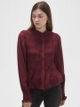 Camisa Olyvar Cereza Oscuro
