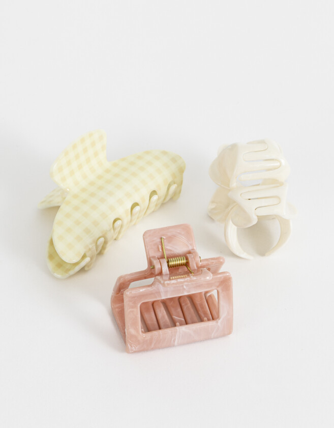 Broches Sets Con flores Set De Broches - Combinacion Tricolor